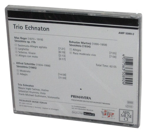 Trio Echnaton Reger Martinu String Trios Primavera (1999) Audio Music CD