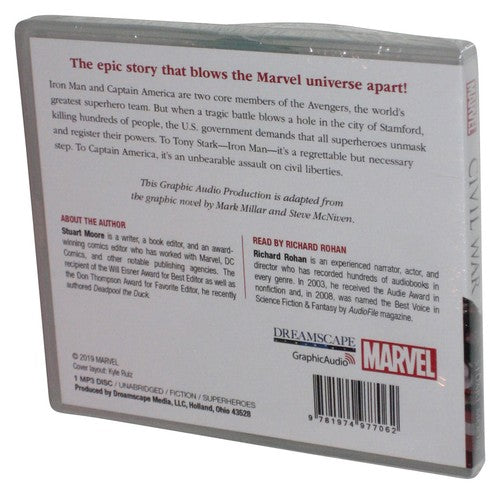 Marvel Comics Civil War (2020) Unabridged Audio Music CD - (Stuart Moore)
