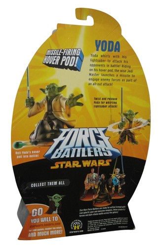 Star Wars Force Battlers (2005) Yoda Figure w/ Whirling Lightsaber Attack