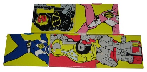 Mighty Morphin Power Rangers Flip-Up Play Book Lot - (5 Books)