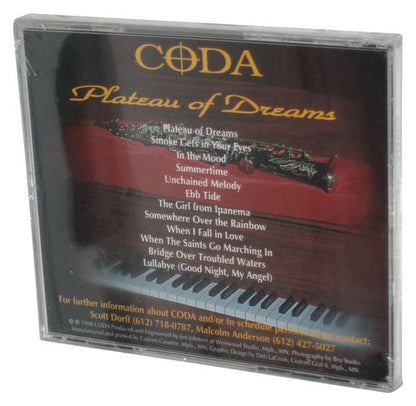Coda Plateau of Dreams (1998) Audio Music CD
