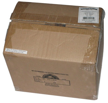 Skeleton Hand Oriental Trading Flute Glasses Halloween Party Decorations - (Box of 12)