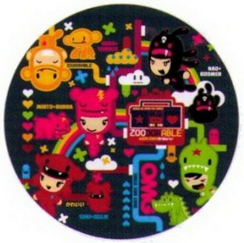 Zoodorable Characters Button ZB4458