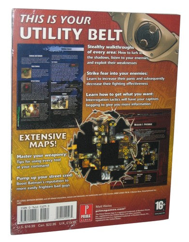 Batman Begins Prima Games Official Strategy Guide Book
