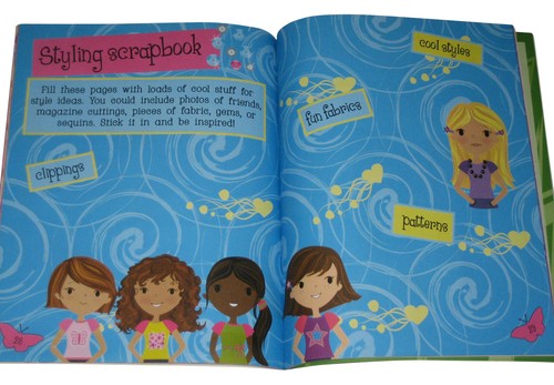 My Fashion Girl Activity Kids Children Book w/ 3D Butterfly Stickers