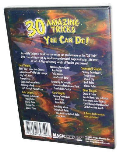 Magic Makers 30 Tricks & Tips Performing Sleight of Hand Magic Training DVD