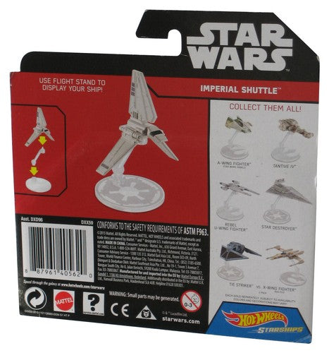 Star Wars Hot Wheels (2015) Rogue One Imperial Shuttle Starships Vehicle - (Dented Plastic)