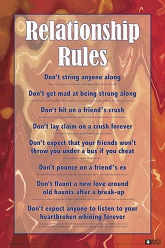 Relationship Rules Poster 24260