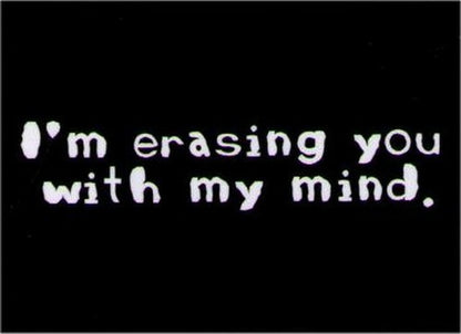 I'm Erasing You With My Mind Magnet DM2212