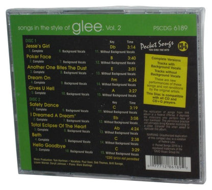 Sing The Songs of Glee Vol. 2 (2010) Audio Music CD+G