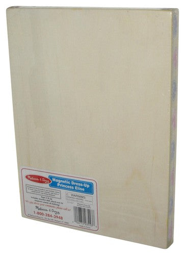 Melissa and Doug Magnetic Pretend Play Princess Elise Wooden Figure w/ Clothing Pieces