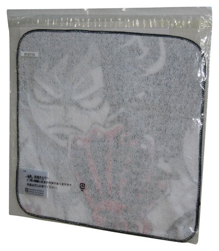 One Piece Monkey D. Luffy Red Fist Bandai Japan White & Black Anime Towel