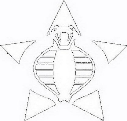 GI Joe Cobra Window Decal Sticker