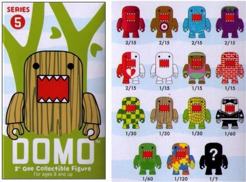 Domo-Kun Series 5 Bullseye Target Qee Toy2r Mini Figure