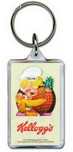 Kellogg's Rice Crispies Snap Lucite Keychain KK1863