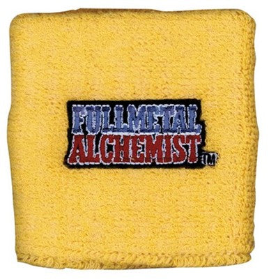 Full Metal Alchemist Anime Yellow Logo Wristband GE-7726