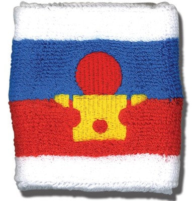 Gundam 00 HRL Anime Red White Blue Striped Wristband GE-8664