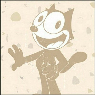 Felix The Cat Left Tan Button B-FTC-0020