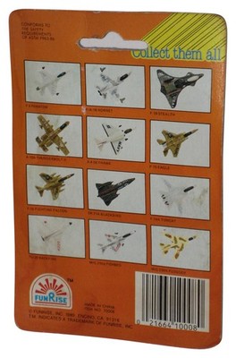 Funrise Micro Action Jet Planes USAF Navy (1989) Collector Series II Toy Replica Planes 2-Pack