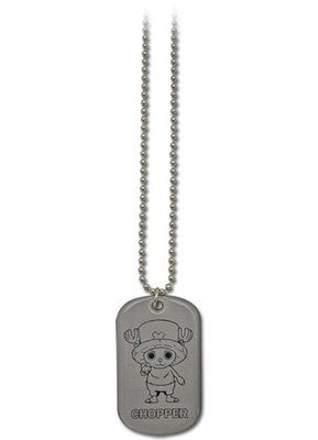 One Piece Chopper Dog Tag Anime Cosplay Necklace GE-8285