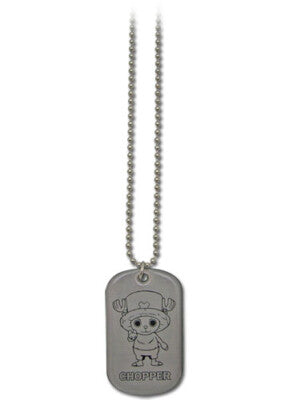 One Piece Chopper Dog Tag Anime Cosplay Necklace GE-8285
