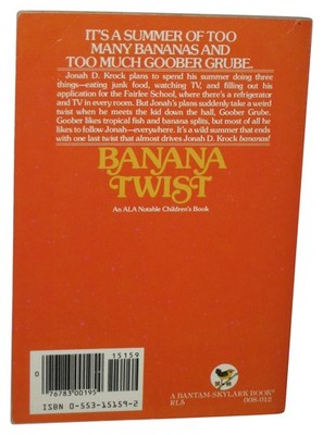 Banana Twist (1982) Bantam-Skylark Paperback Book - (Florence Parry Heide)