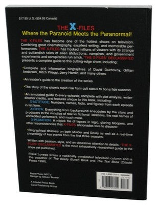 The X-Files Declassified The Unauthorized Guide (1996) Paperback Book