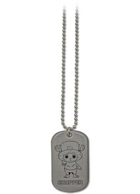 One Piece Chopper Dog Tag Anime Cosplay Necklace GE-8285