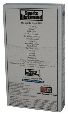 Sports Illustrated 1994 The Year In Sports Vintage VHS Tape