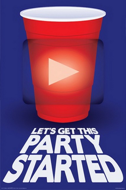 Red Cup Let's Get This Party Started Poster 241137