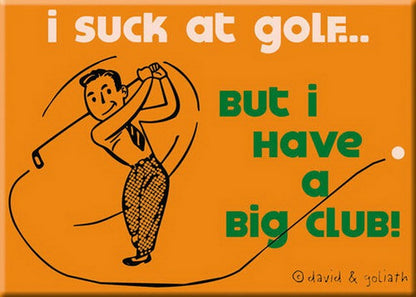 David and Goliath I Have A Big Club Magnet 25710DG
