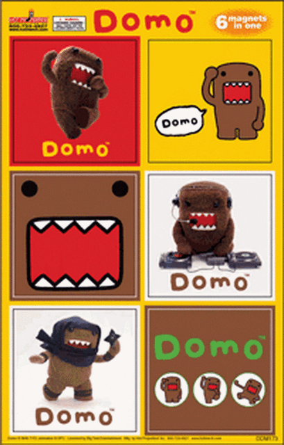 Domo-Kun Hot Properties Magnet Collection Set DDM173