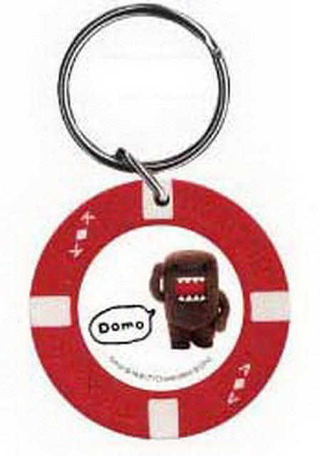 Domo-Kun Saluting Hot Properties Poker Chip Keychain DK2034