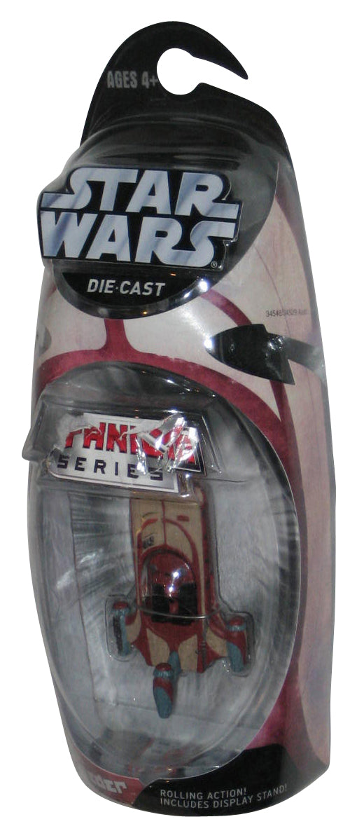 Star Wars Titanium Series (2005) Landspeeder Die Cast Metal Toy w/ Rolling Action - (Sticker Ripped)