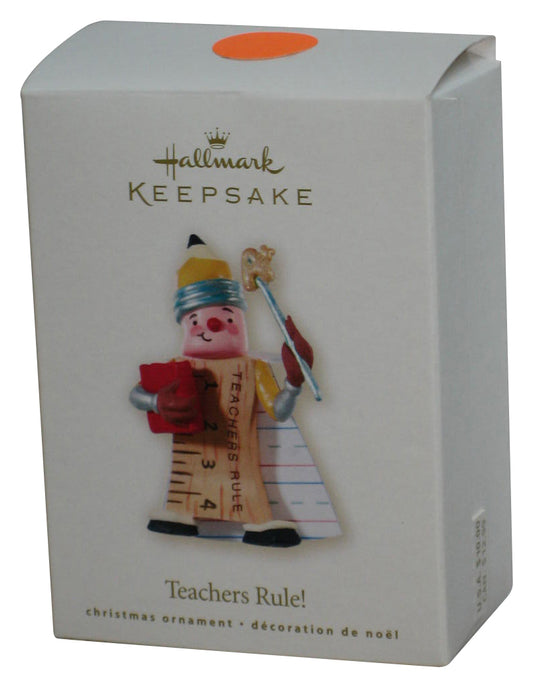 Hallmark Teacher's Rule! (2008) Christmas Keepsake Ornament