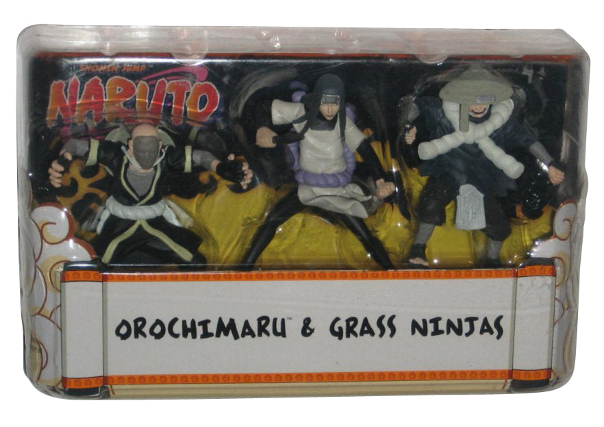 Naruto Orochimaru & Shiore Grass Ninjas Team (2008) Mattel Figure Pack Box Set