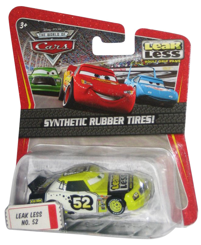 Disney Pixar Cars Movie Synthetic Rubber Tires Leak Less No. 52 Die Cast Toy Car