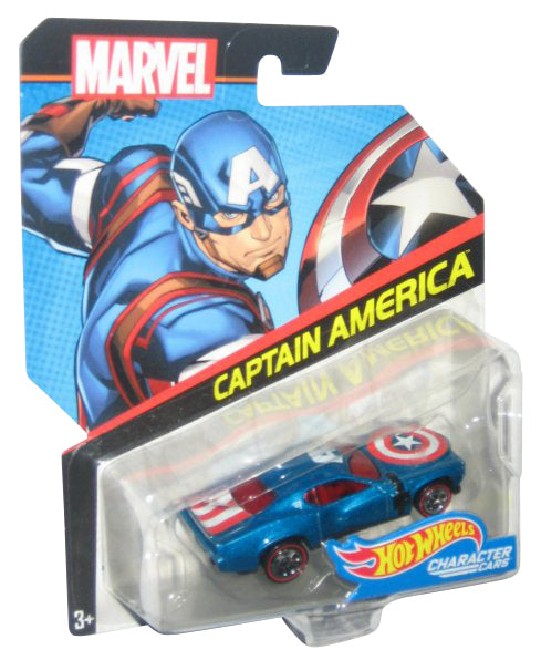 Marvel Comics Hot Wheels (2016) Captain America Character Cars Toy Car