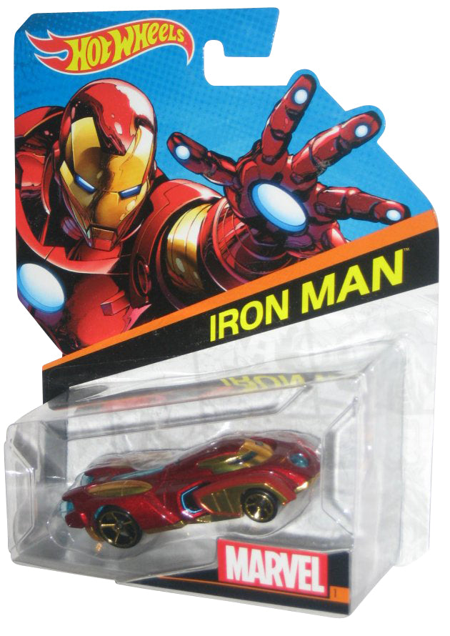 Marvel Comics Hot Wheels Iron Man (2013) Mattel Toy Car #1