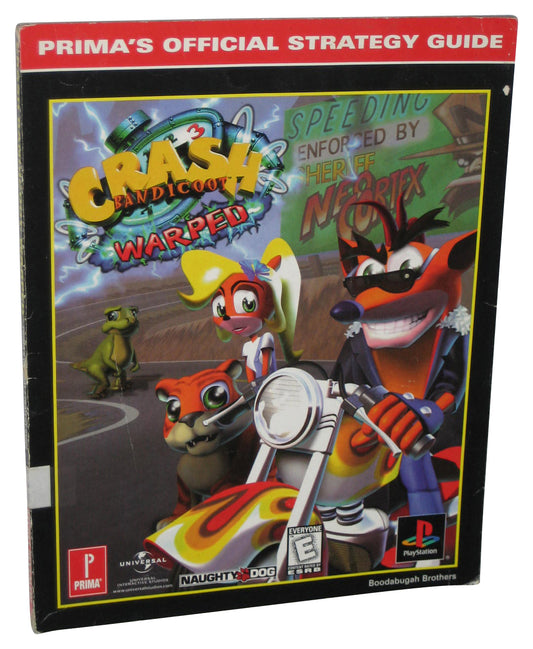 Crash Bandicoot 3 Warped Prima Games (1998) Official Strategy Guide Book
