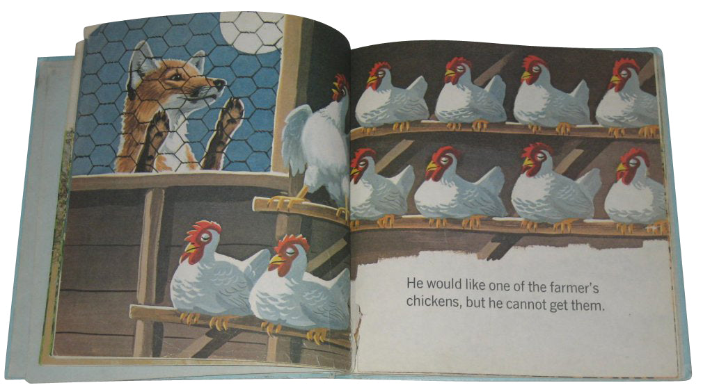 The Fox Book Vintage 1965 Kids Hardcover Golden Book