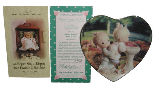 Precious Moments Your Love Is So Uplifting Hamilton (1995) Enesco Plate