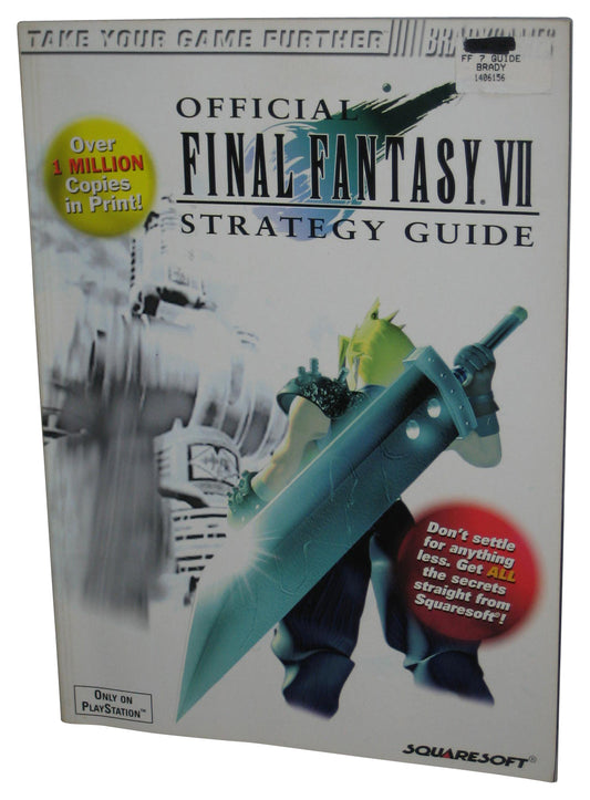 Final Fantasy VII Brady Games PlayStation Official Strategy Guide Book