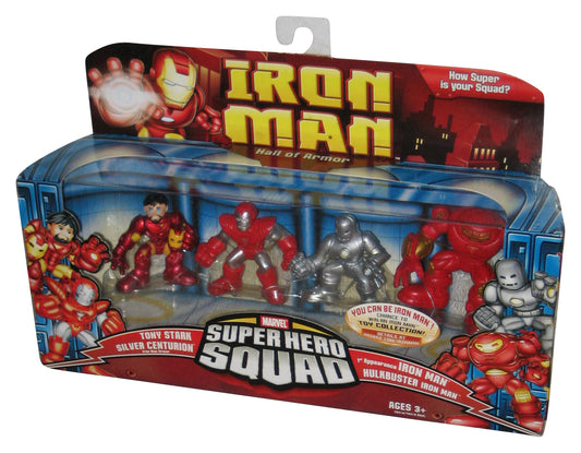 Marvel Super Hero Squad 3" Figure Set (Tony Stark / Silver Centurion / Hulkbuster)