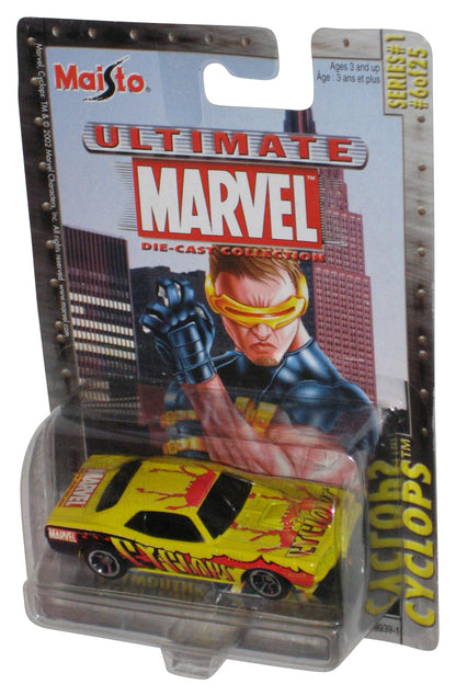 Marvel Maisto Ultimate X-Men Cyclops Plymouth Hemi Cuda Car #6/25