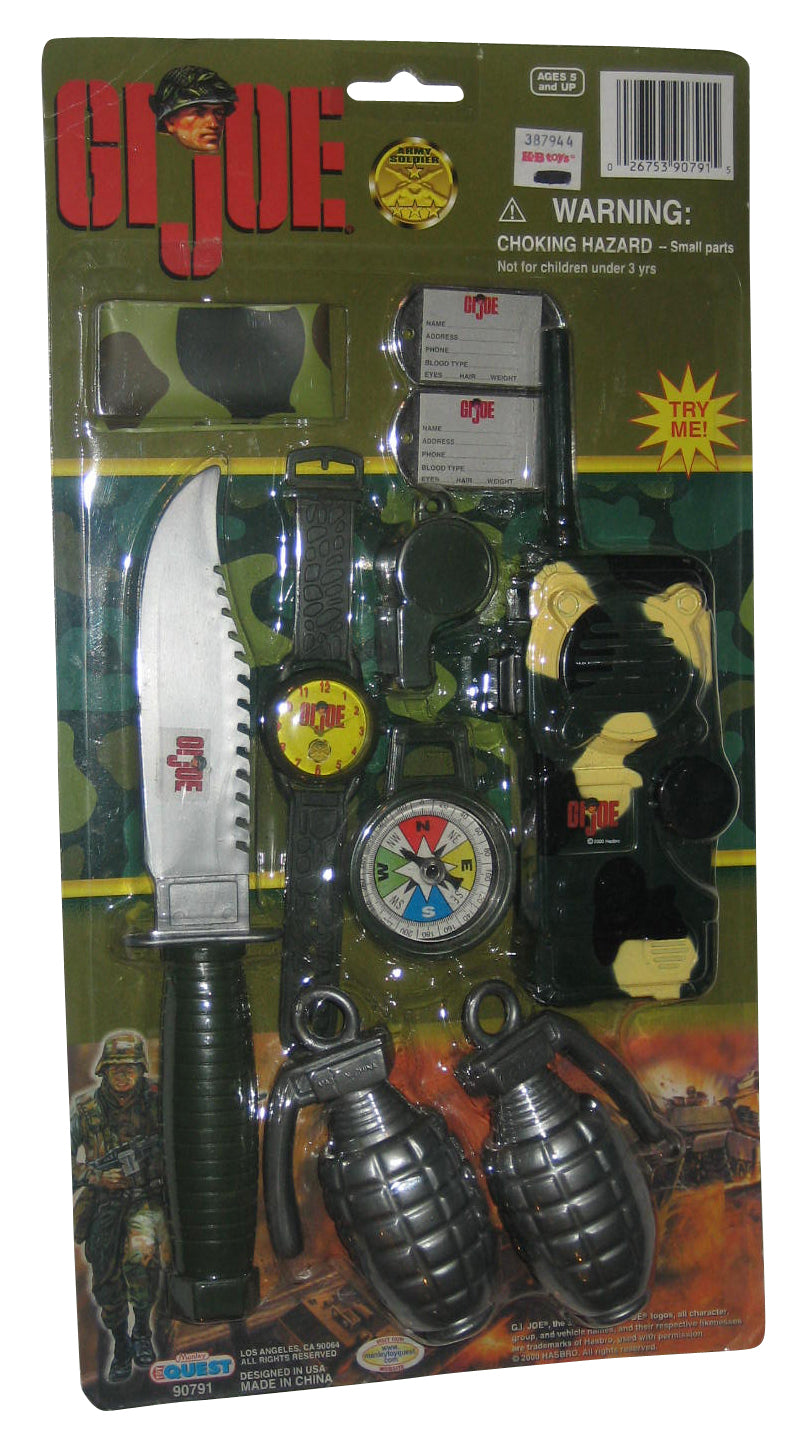 GI Joe Army Soldier Manley Toy Quest (2000) Hasbro Toy Weapon Accessory Set