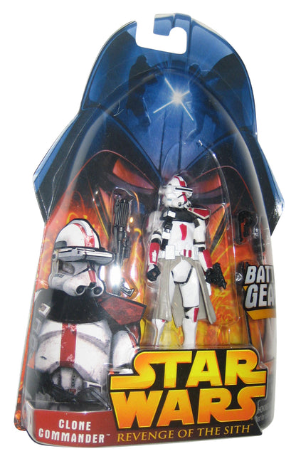 Star Wars Episode III Revenge of The Sith Red Clone Commander Figure #33