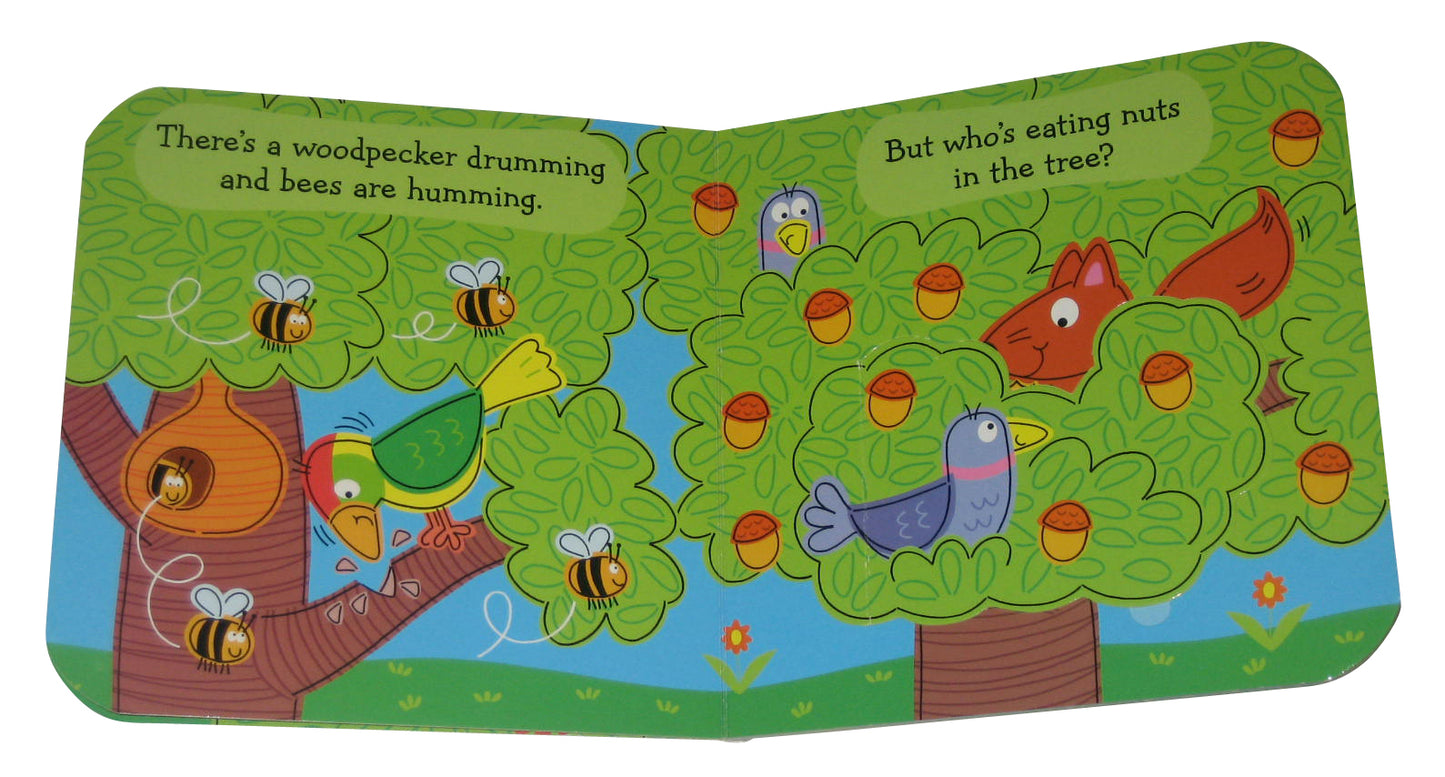 Who's That Down In The Forest Childrens Peek-A-Boo Book - (Peter Curry)