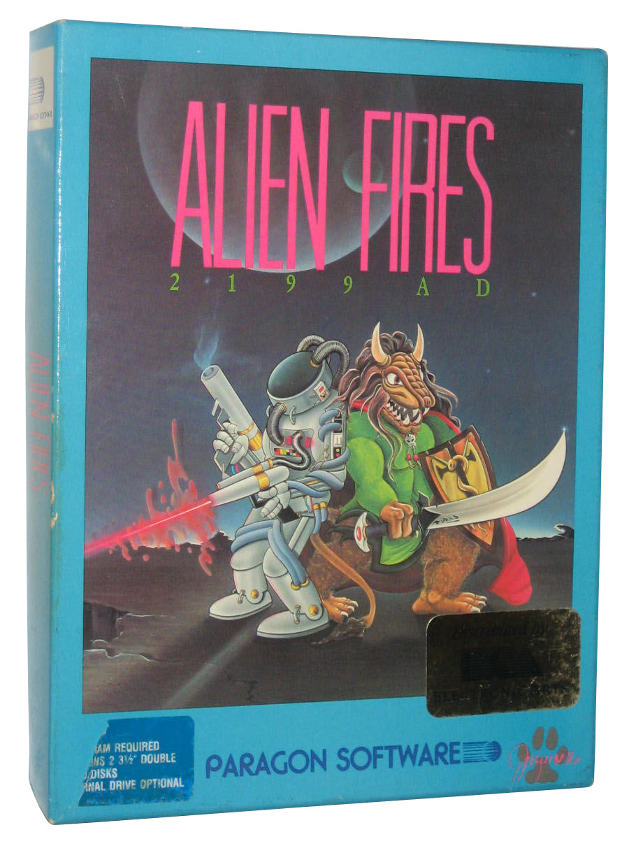 Alien Fires 2199 AD Paragon Game Box & Manual Only - (NO Game)