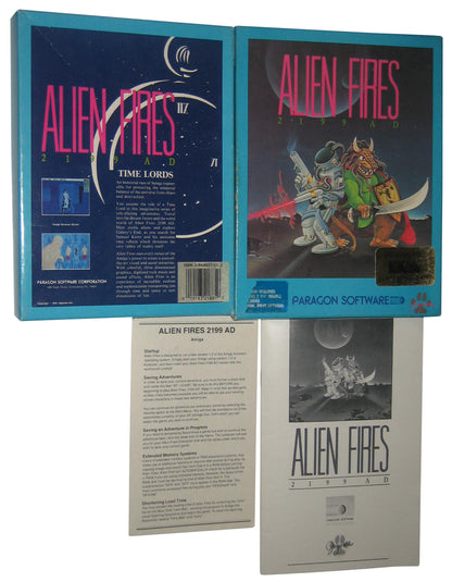 Alien Fires 2199 AD Paragon Game Box & Manual Only - (NO Game)